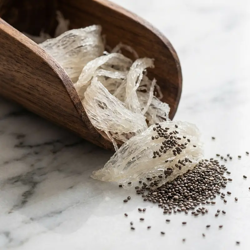 Tổ yến và hạt chia là hai nguyên liệu giàu dinh dưỡng bậc nhất.