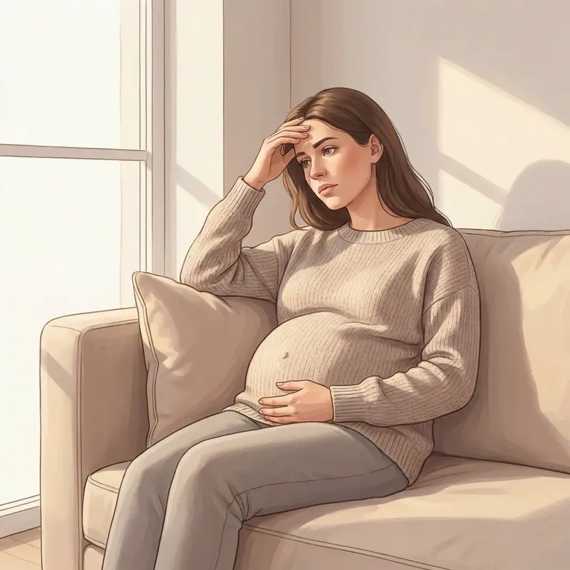 Sự thay đổi nội tiết và áp lực từ thai nhi là nguyên nhân chính gây táo bón.