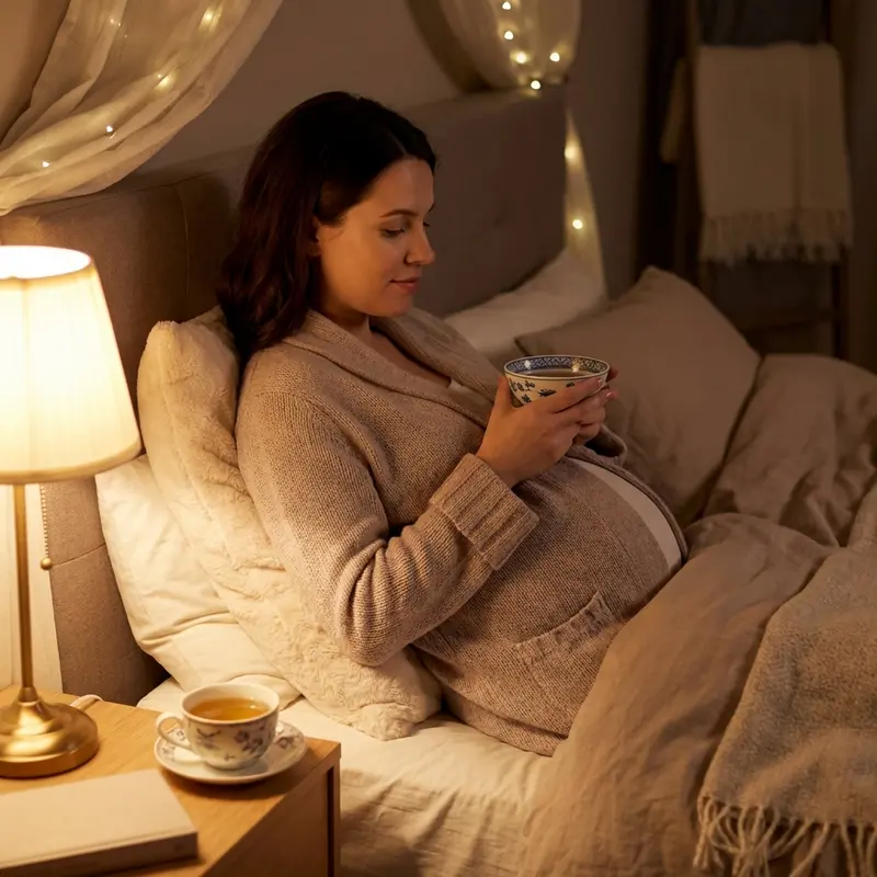 Dùng yến trước khi ngủ giúp mẹ bầu an thần và có giấc ngủ sâu hơn.