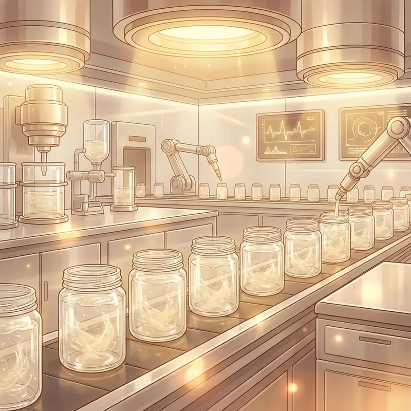 Quy trình sản xuất yến sào khép kín quyết định hàm lượng sản phẩm.