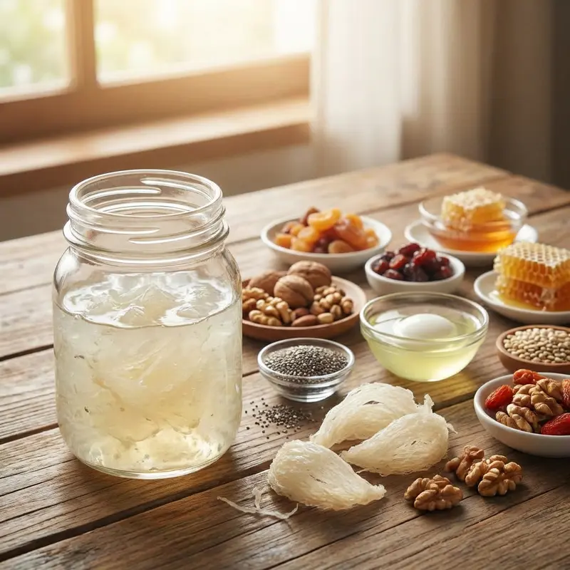 Dưỡng chất cốt lõi trong yến hũ không thay đổi dù có đường hay không đường.