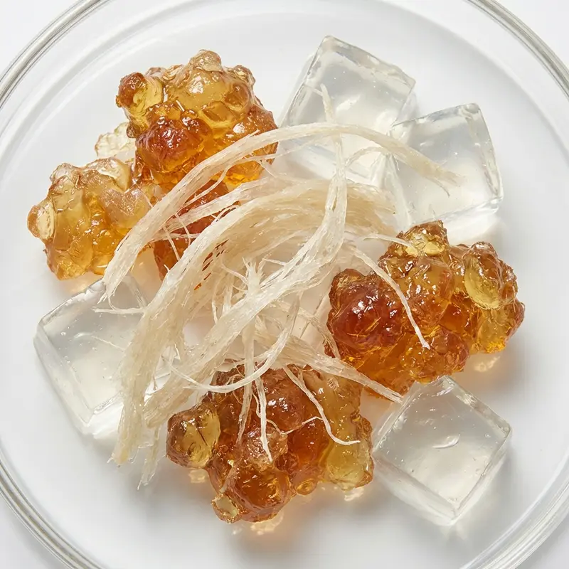 Phân tích cấu trúc sợi yến giả từ mủ trôm và agar.