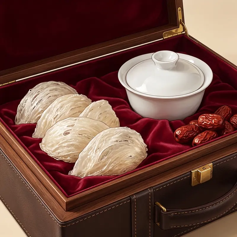 Sự đầu tư vào bao bì nâng tầm giá trị cho món quà tặng yến sào.