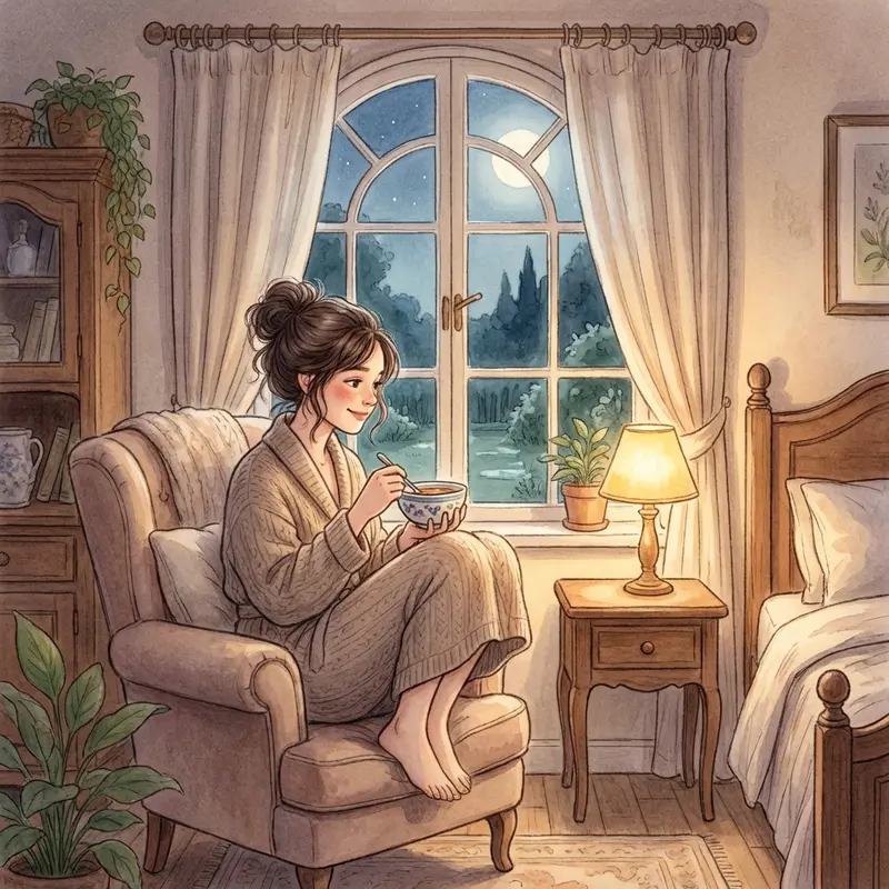 Thời điểm thưởng thức chè yến tốt nhất là trước khi đi ngủ.