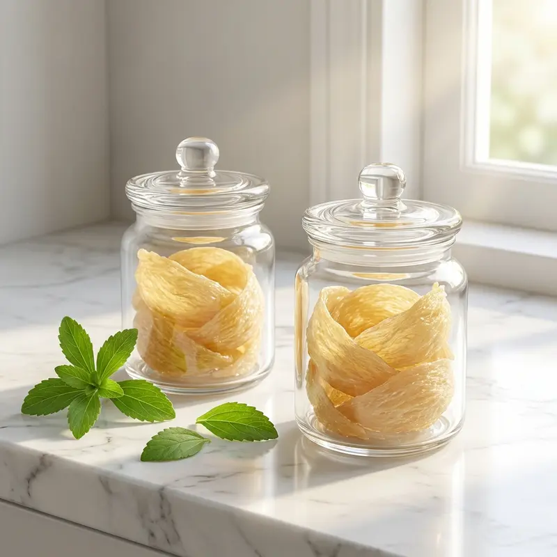 Yến hũ chưng sẵn kết hợp cỏ ngọt Stevia an toàn cho đường huyết.