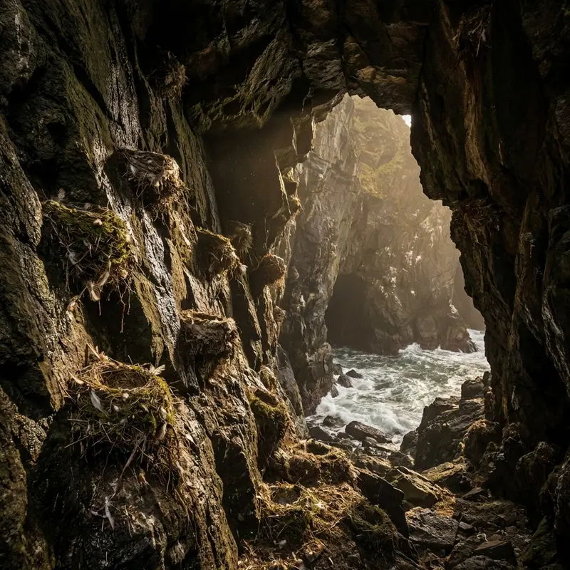 Môi trường hang động tự nhiên khắc nghiệt khiến tổ yến đảo chứa nhiều tạp chất.