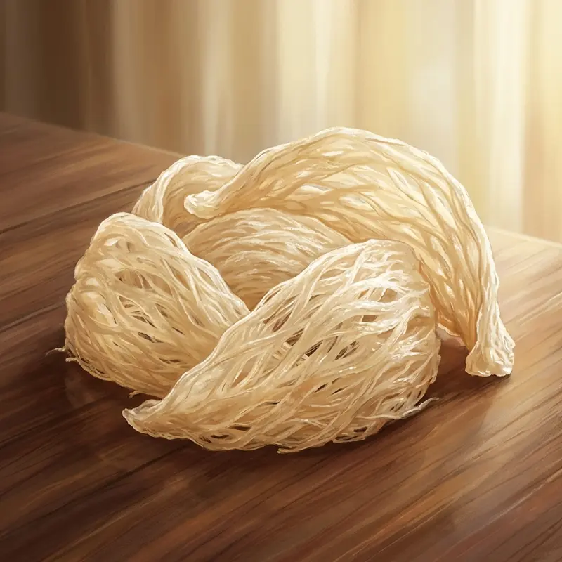 Tổ yến thô nguyên chất chứa nhiều axit amin quý giá.