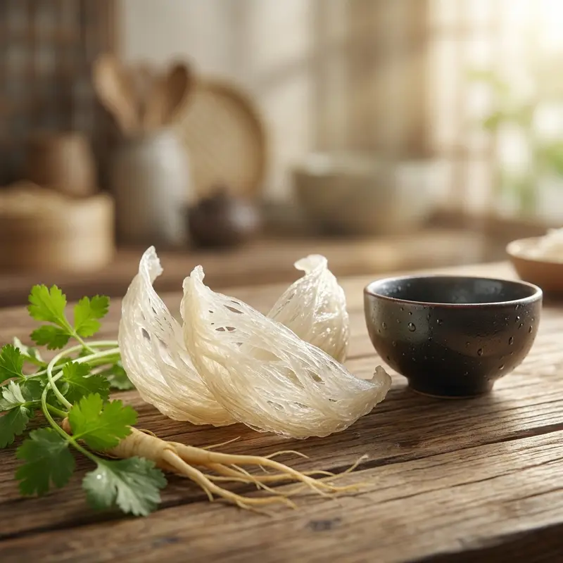 Yến sào và thảo mộc mang lại giá trị dinh dưỡng to lớn.