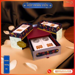 hộp bánh trung thu đoàn viên 1 - Maison Luxury - Hương vị truyền thống