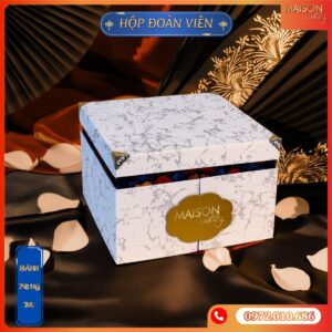 hộp bánh trung thu đoàn viên 1 - Maison Luxury - Hương vị truyền thống