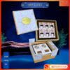 Hộp bánh trung thu Maison Luxury Elites - thiết kế 2 tầng bằng gỗ tre cao cấp