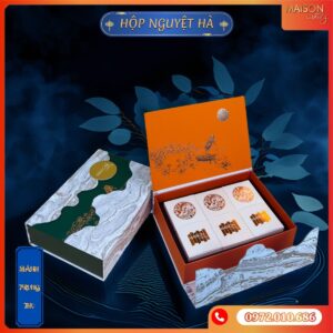 Hộp bánh trung thu Maison Luxury - Nguyệt Hà - Quà tặng đối tác, nhân viên