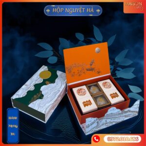 Hộp bánh trung thu Maison Luxury - Nguyệt Hà - Quà tặng đối tác, nhân viên