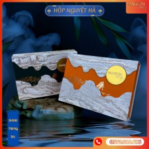 Hộp bánh trung thu Maison Luxury - Nguyệt Hà - Quà tặng đối tác, nhân viên
