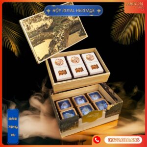 Hộp bánh trung thu Maison Luxury - Royal Heritage - Dòng hộp cao cấp 2 tầng - Dành cho khách VIP