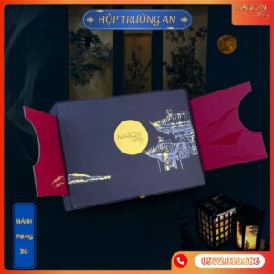 HỘp bánh trung thu Trường An - Maison Luxury. Thiết kế 2 cánh mở sang trọng, cao cấp