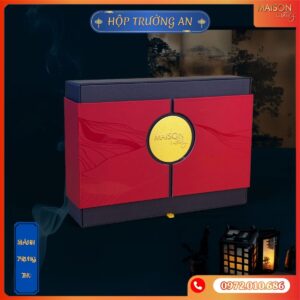 HỘp bánh trung thu Trường An - Maison Luxury. Thiết kế 2 cánh mở sang trọng, cao cấp